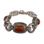 Judith Ripka Womens Silver  Carnelian Bracelet Toggle Closure Design