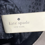 Kate Spade Beige & Black Two Tone Leather Adjustable Handles Tote Bag Sz L