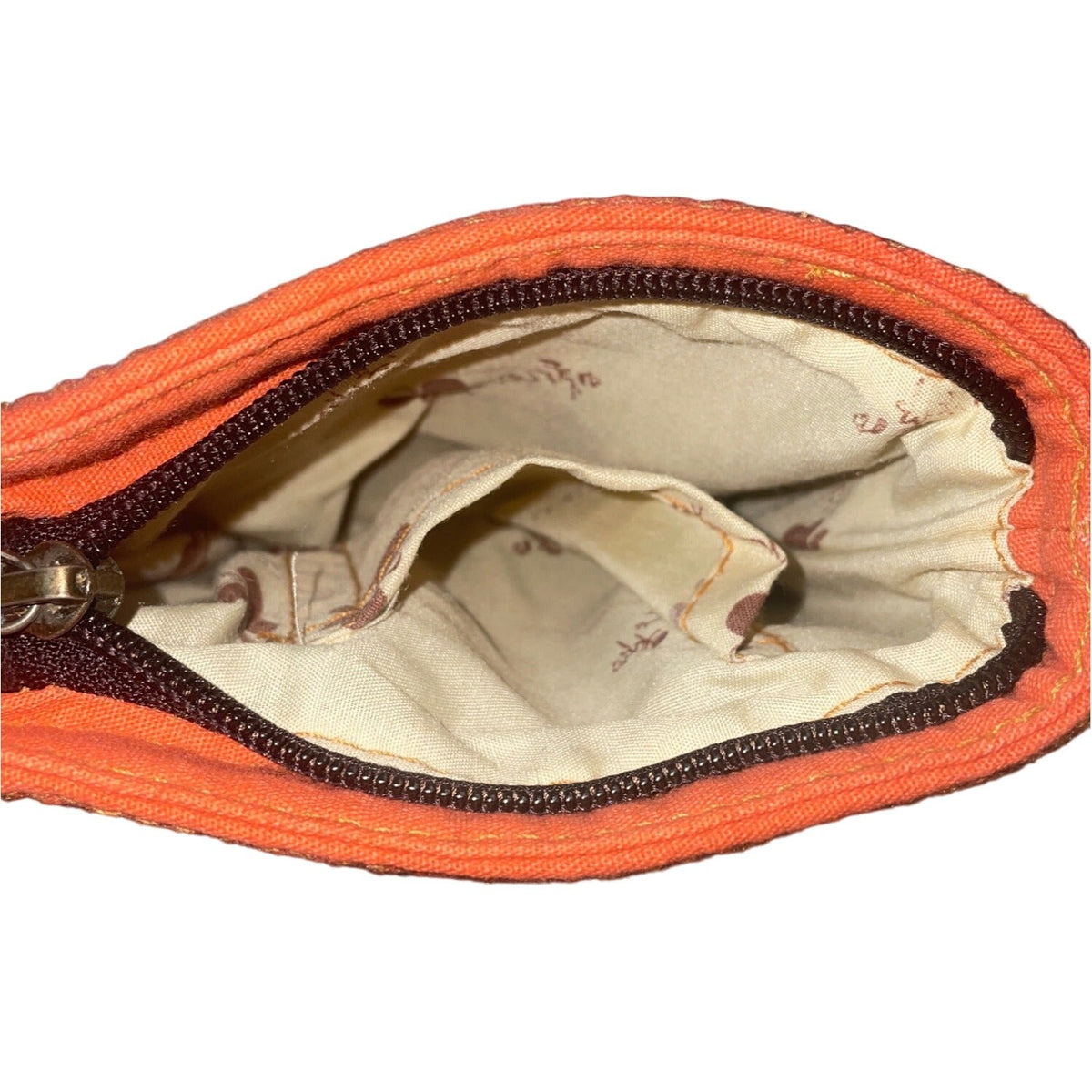 Forte Jeans Women's Multicolor Striped Canvas Crossbody Mini Clutch Sz S