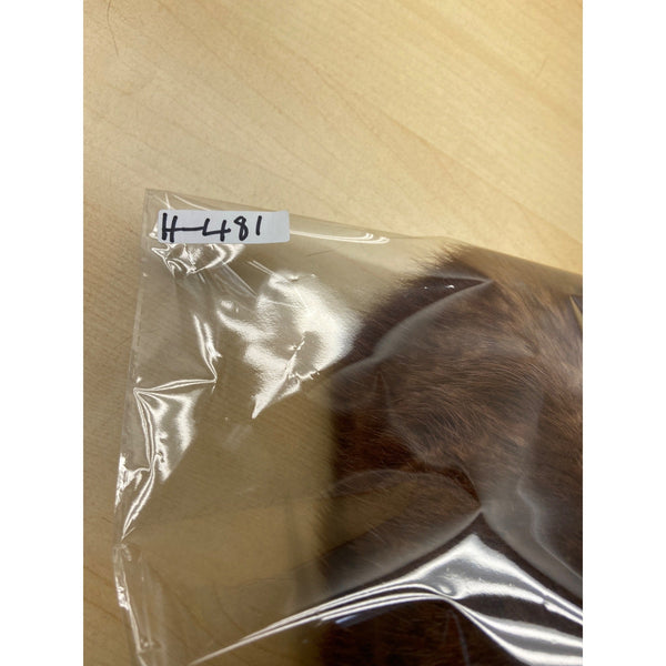 Vintage Women's Russian Soviet Era Brown Genuine Fur Hat Made in Leningrad OS