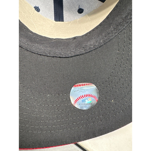 Oc Sports Washington Nationals Adjustable Baseball Hat for Men Navy Blue Red