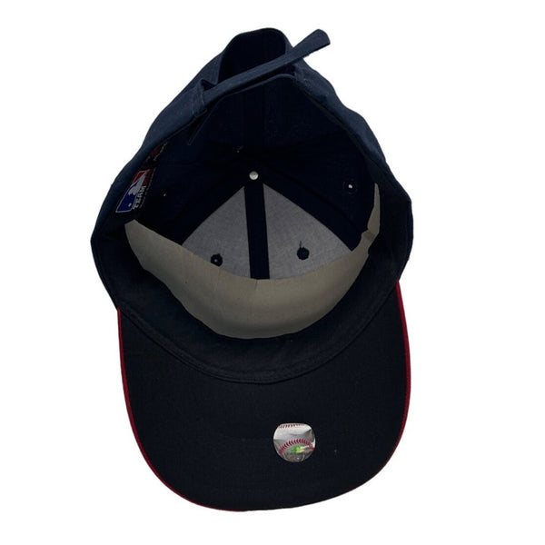 Oc Sports Washington Nationals Adjustable Baseball Hat for Men Navy Blue Red