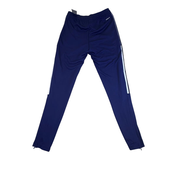 Adidas Mens Blue Polyester Aeroready Training Pants With Logo Size S - New