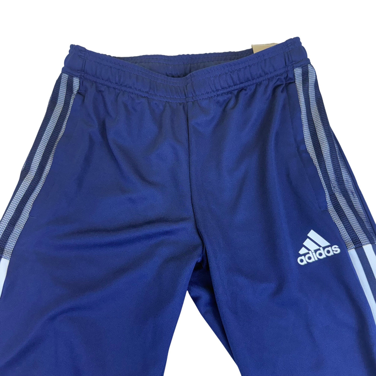 Adidas Mens Blue Polyester Aeroready Training Pants With Logo Size S - New