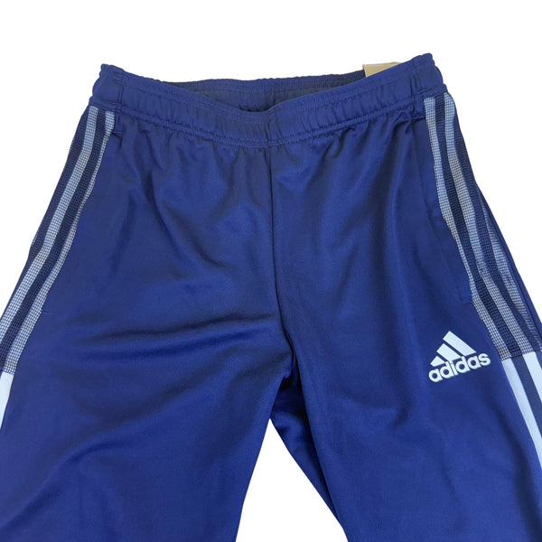 Adidas Mens Blue Polyester Aeroready Training Pants With Logo Size S - New