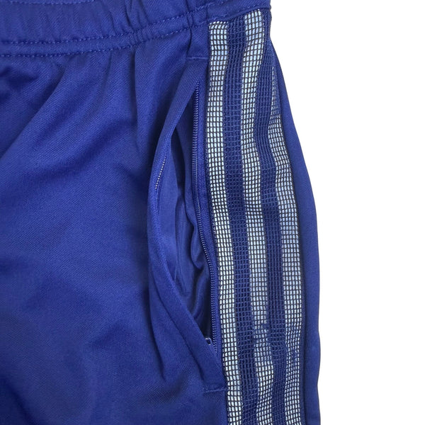 Adidas Mens Blue Polyester Aeroready Training Pants With Logo Size S - New