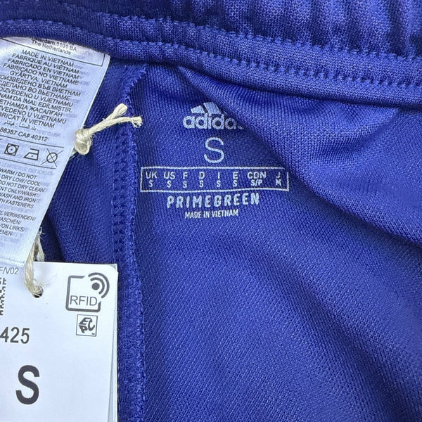 Adidas Mens Blue Polyester Aeroready Training Pants With Logo Size S - New