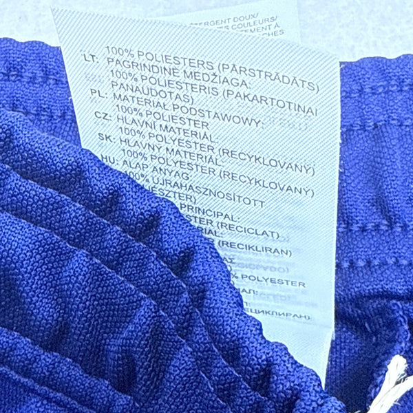 Adidas Mens Blue Polyester Aeroready Training Pants With Logo Size S - New