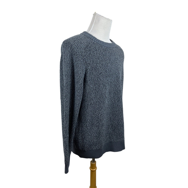 Lands’ End Men's Grey Crew Neck Relaxed Fit Sweatshirt Sz XXL