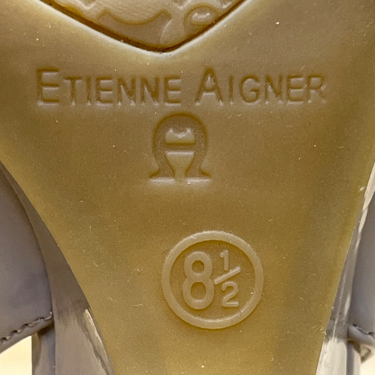 Etienne Aigner Women’s Beige Slingback Wedge Sandals Size 8.5