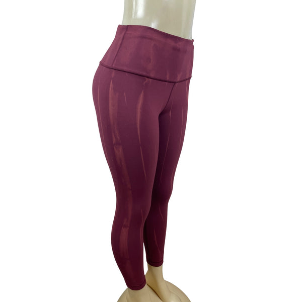 Lululemon Wunder Train Women's High Rise Tight 25" Leggings Fade Sun Red Merlot