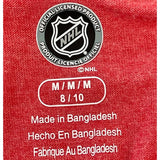 Chicago Blackhawks NHL Womens Red Short Sleeve T-Shirt M 8/10 Polyester Rayon Blend