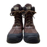 UGG Men’s Brown Waterproof Leather W/ Sheepskin Collar Winter Boots Size 11-New