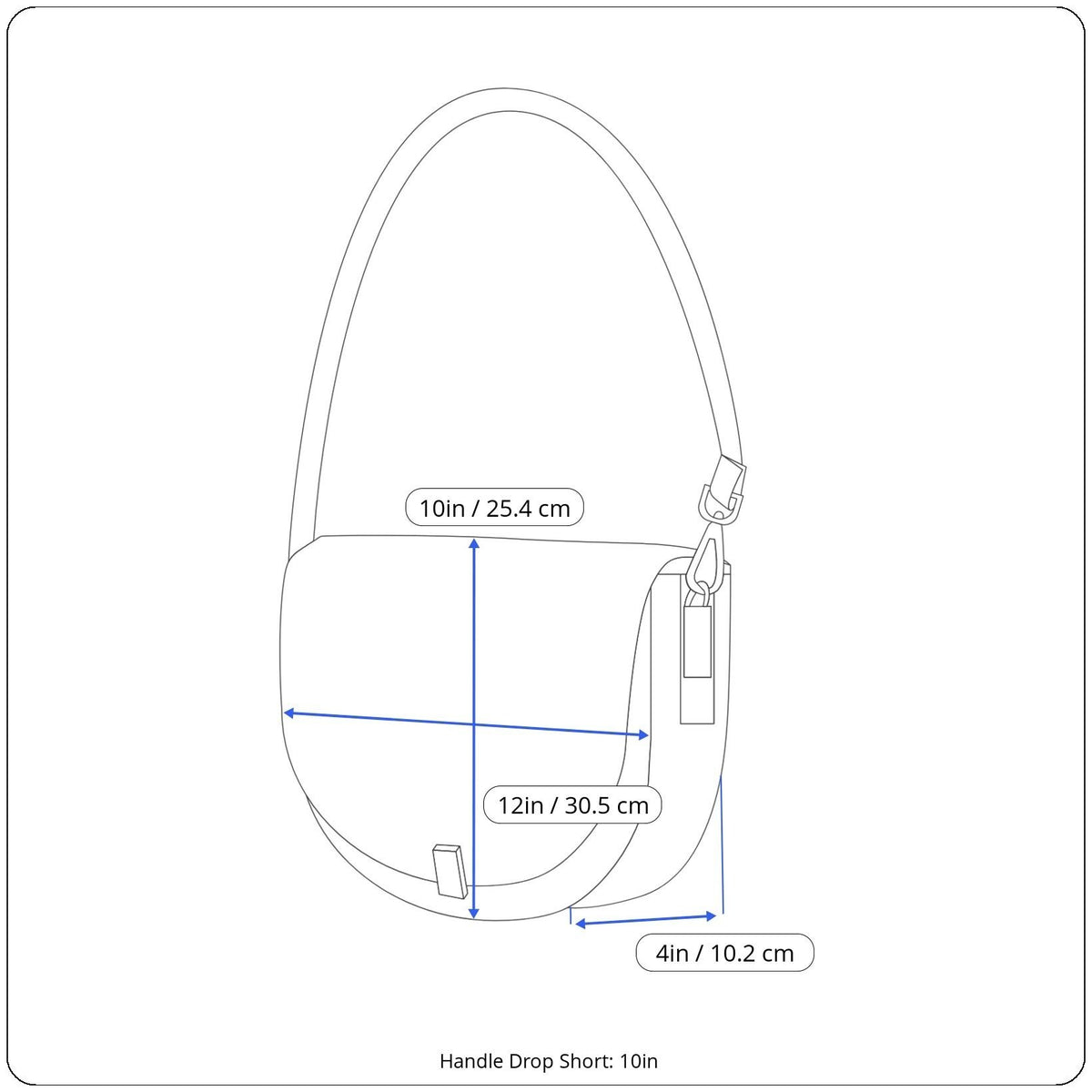 Marc Jacobs Brown Leather With Zip Closure & Adjustable Strap Hobo Shoulder Bag