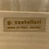 G. Castellari Gold Glitter With Metallic Accents Milano Evening Clutch Purse