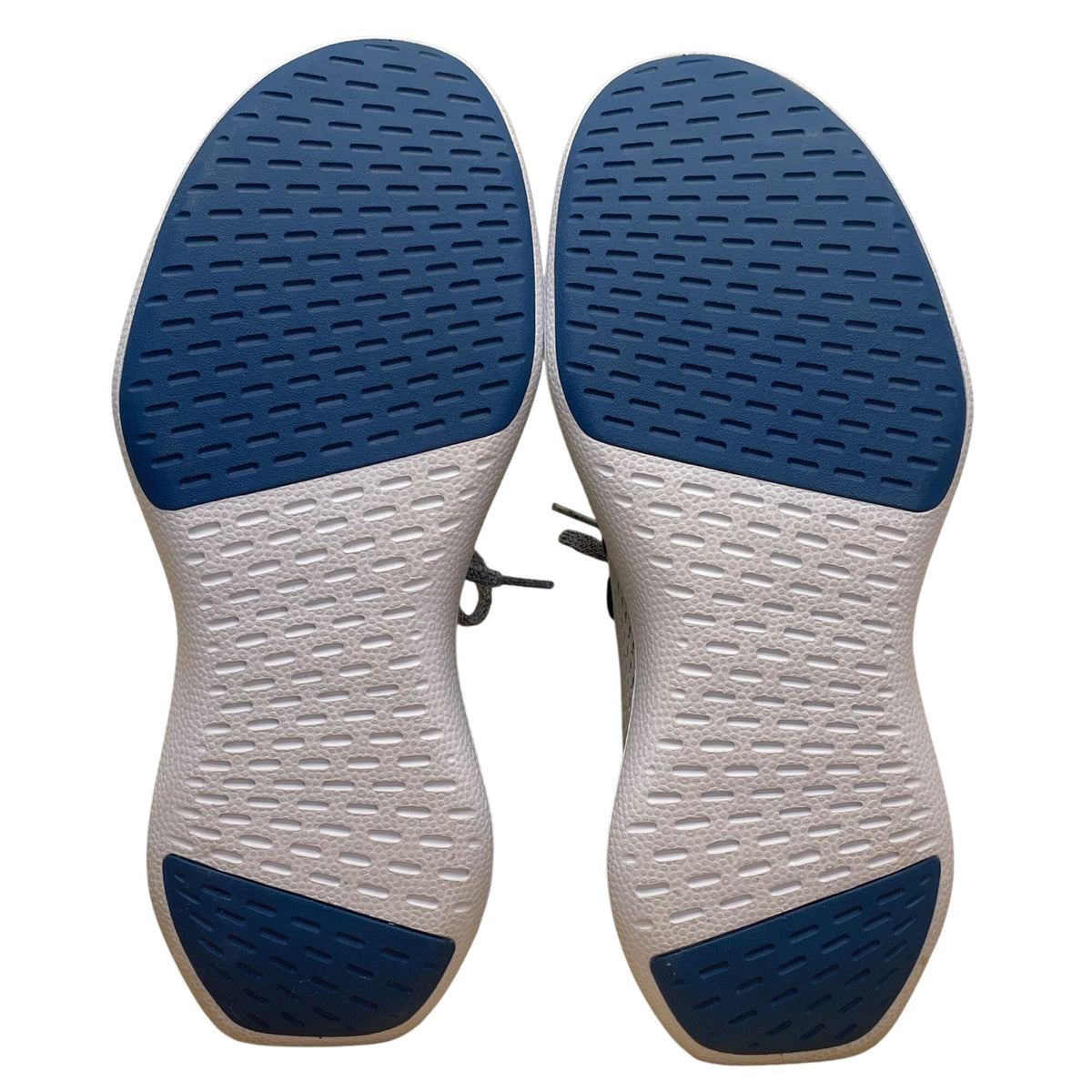 Allbirds Women’s White & Blue Knit Tree Dasher Lace-Up Running Sneakers Sz 10.5