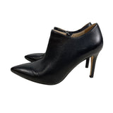 Via Spiga Womens Black Leather Pointed Toe Ankle Booties Size 6.5M