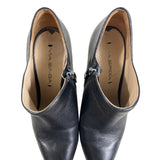 Via Spiga Womens Black Leather Pointed Toe Ankle Booties Size 6.5M
