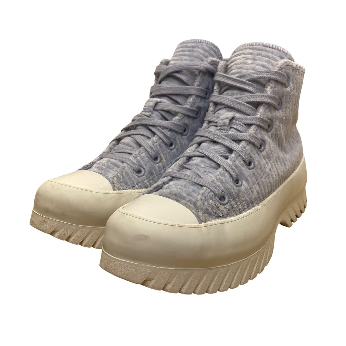 Converse Women’s Light Blue Chuck Taylor All Star Lugged 2.0 Velour Sneakers Sz 8