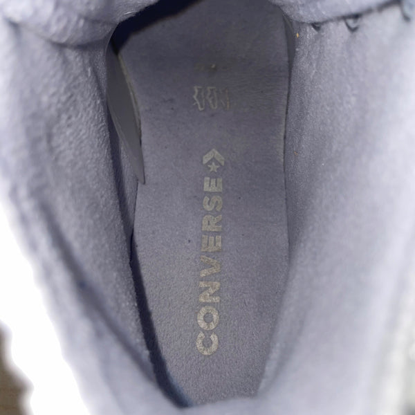 Converse Women’s Light Blue Chuck Taylor All Star Lugged 2.0 Velour Sneakers Sz 8