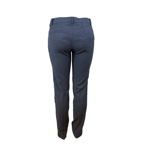 My Pants Women’s Gray Cotton & Viscose Pants Slim Fit Side Stripe Size S