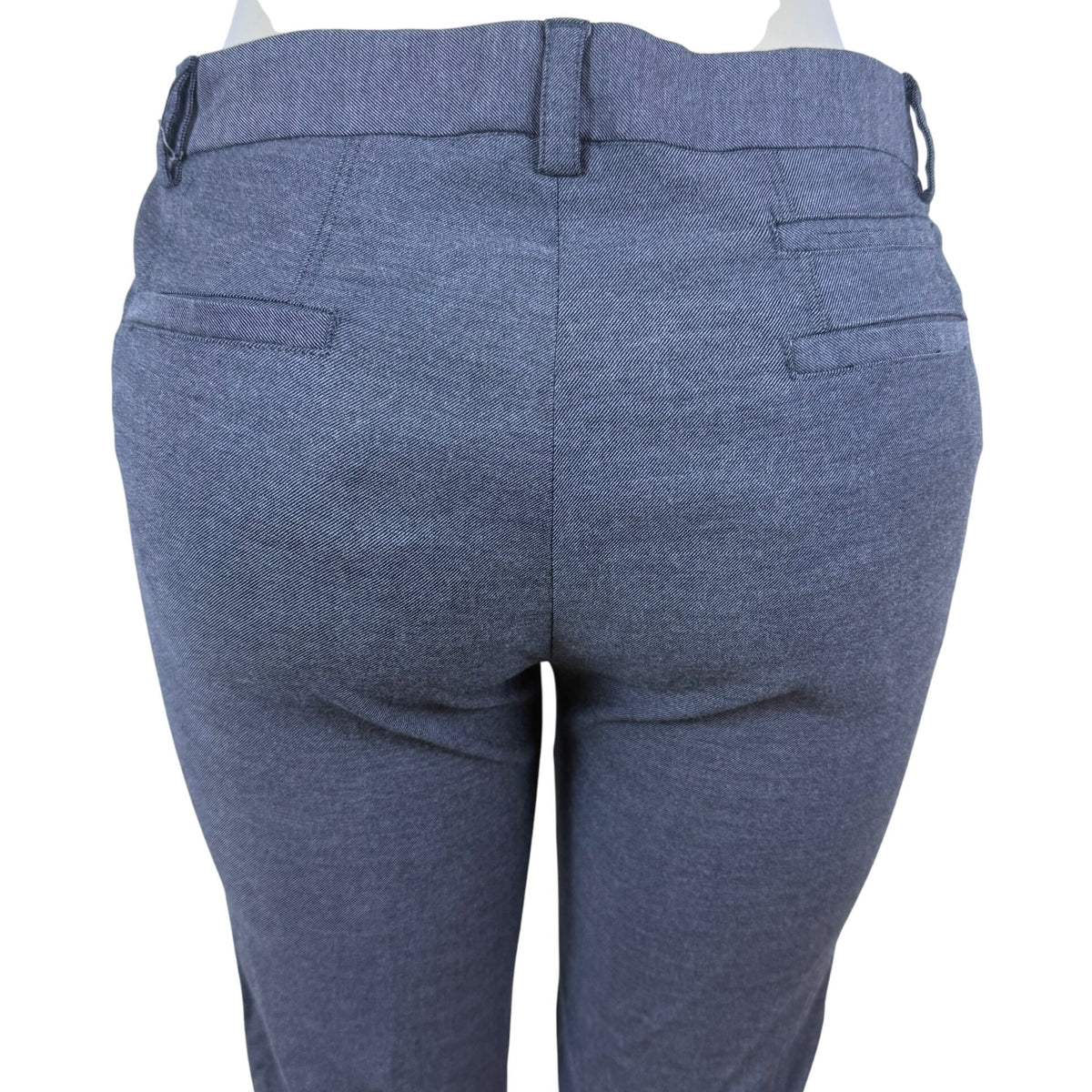 My Pants Women’s Gray Cotton & Viscose Pants Slim Fit Side Stripe Size S