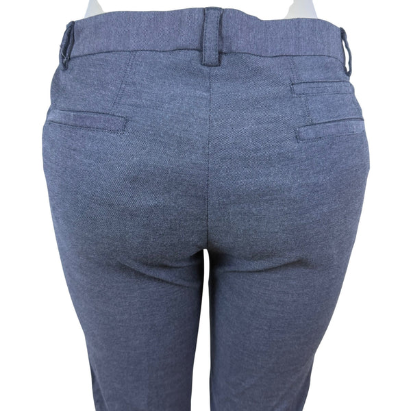 My Pants Women’s Gray Cotton & Viscose Pants Slim Fit Side Stripe Size S