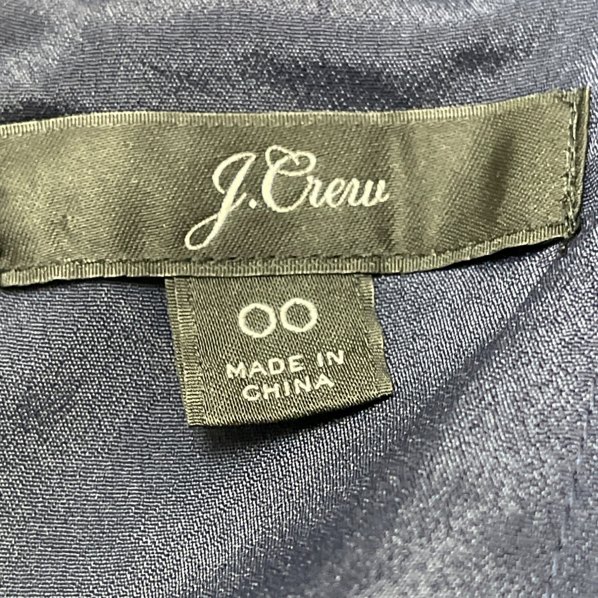 J.Crew Womens Navy Lace Sleeveless Dress Scalloped Hem Slim Fit Size 00