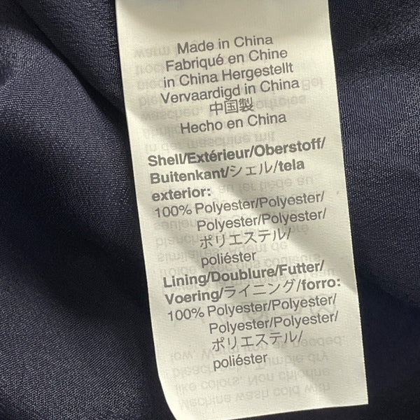 J.Crew Womens Navy Lace Sleeveless Dress Scalloped Hem Slim Fit Size 00