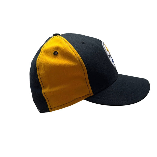 Pittsburgh Steelers NFL New Era 59Fifty Cap Sz 7 5/8 Black & Gold Embroidered