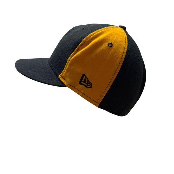 Pittsburgh Steelers NFL New Era 59Fifty Cap Sz 7 5/8 Black & Gold Embroidered