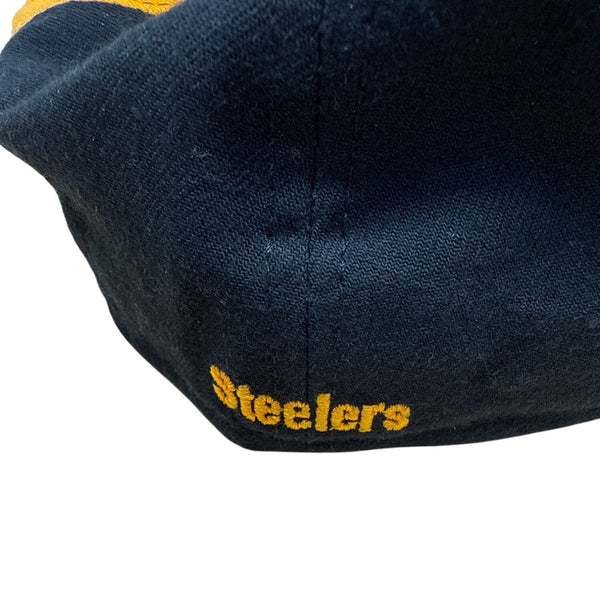 Pittsburgh Steelers NFL New Era 59Fifty Cap Sz 7 5/8 Black & Gold Embroidered