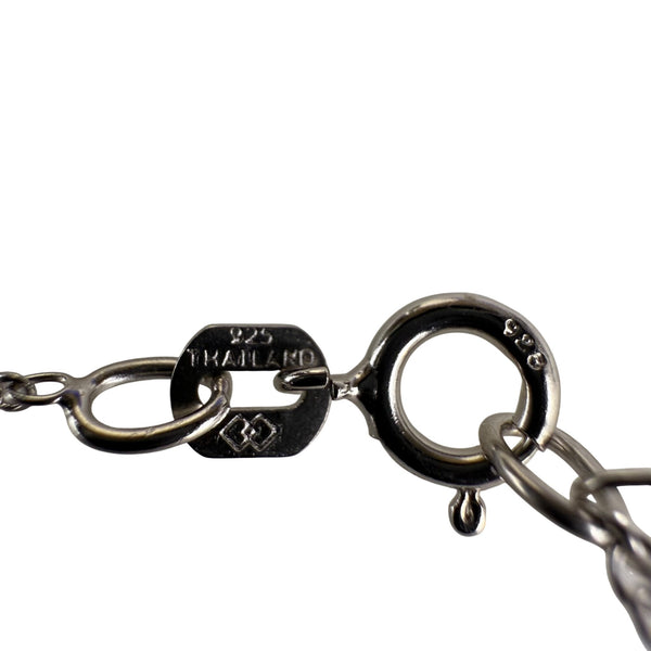 Citrine & Sterling Silver Necklace Earrings Set Thailand  Oval Cut Yellow Gemstones