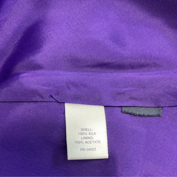 Banana Republic Women’s Purple Puff Sleeve Knee Length A-line Dress Size 0