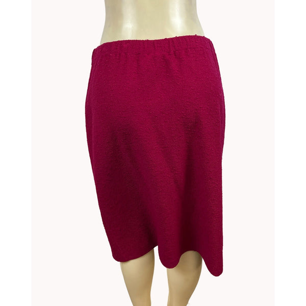 St. John Women's Red Pencil Skirt Size 14