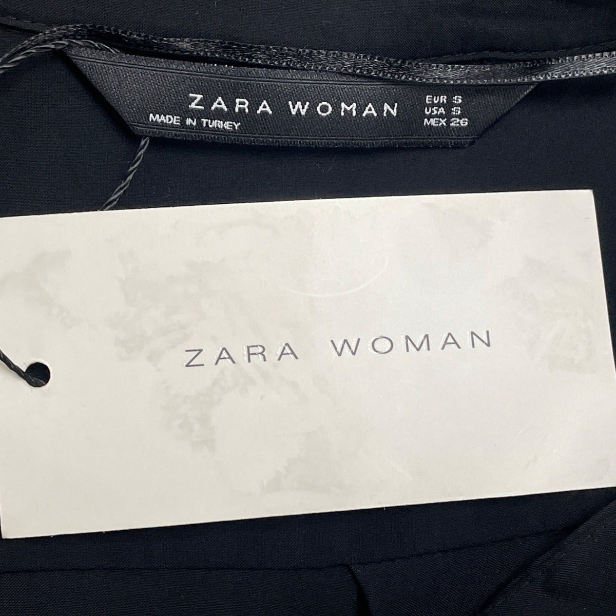 Zara Woman Black Button-Up Blouse Size S- New