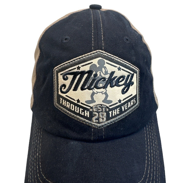 Disney Mens Brown Hat Mickey Baseball Cap Sz 57-62cm
