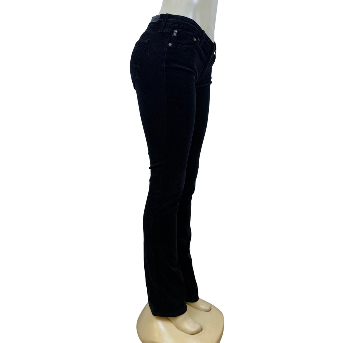 The Ballad Adriano Goldschmied Women's Black Pants Low Rise Slim Bootcut Sz 27R