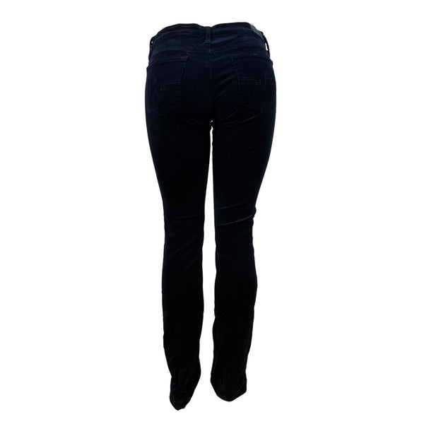 The Ballad Adriano Goldschmied Women's Black Pants Low Rise Slim Bootcut Sz 27R