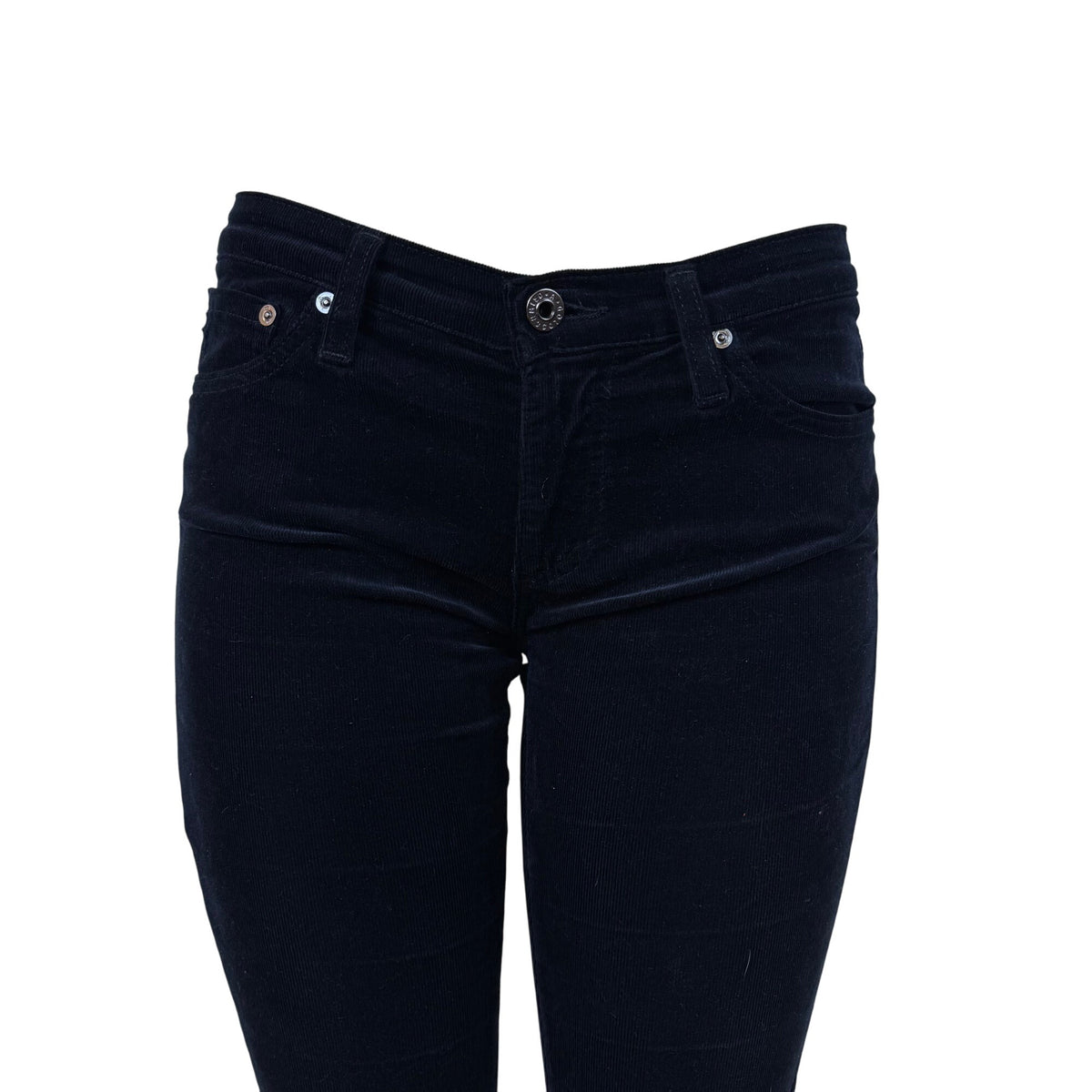 The Ballad Adriano Goldschmied Women's Black Pants Low Rise Slim Bootcut Sz 27R