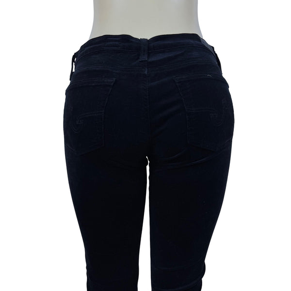 The Ballad Adriano Goldschmied Women's Black Pants Low Rise Slim Bootcut Sz 27R