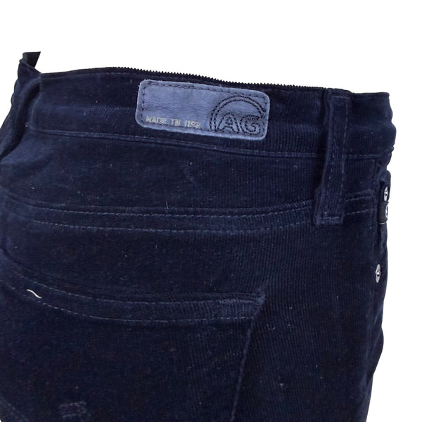 The Ballad Adriano Goldschmied Women's Black Pants Low Rise Slim Bootcut Sz 27R