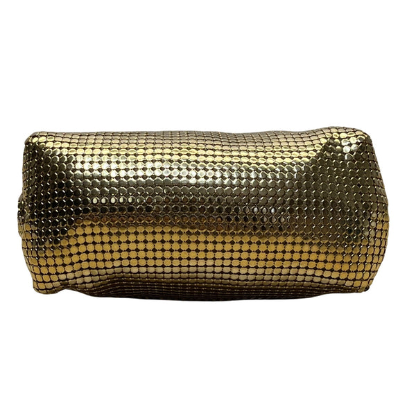 Whiting & Davis Co Women’s Gold Mesh Metal Frame Evening Coin Purse Size S