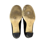 Michael Kors Women's Black Leather Bayville Heeled Loafer Sz 9M
