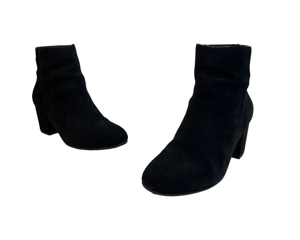 Steve Madden Women's Black Suede Holster Booties Sz 7B