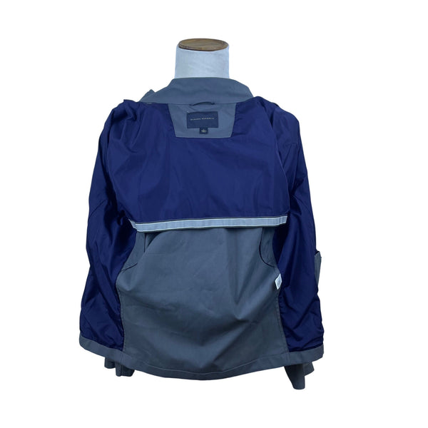 Banana Republic Mens Blue Acrylic Jacket Large Lightweight Zip-Up