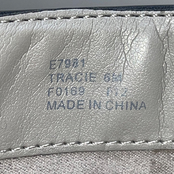 Calvin Klein Women’s Black Leather With Metal Buckles  Knee-High Boots Size 6M