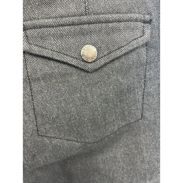 Armani Exchange Women's Gray Herringbone Modern Pants Sz 2