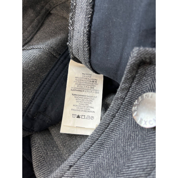 Armani Exchange Women's Gray Herringbone Modern Pants Sz 2