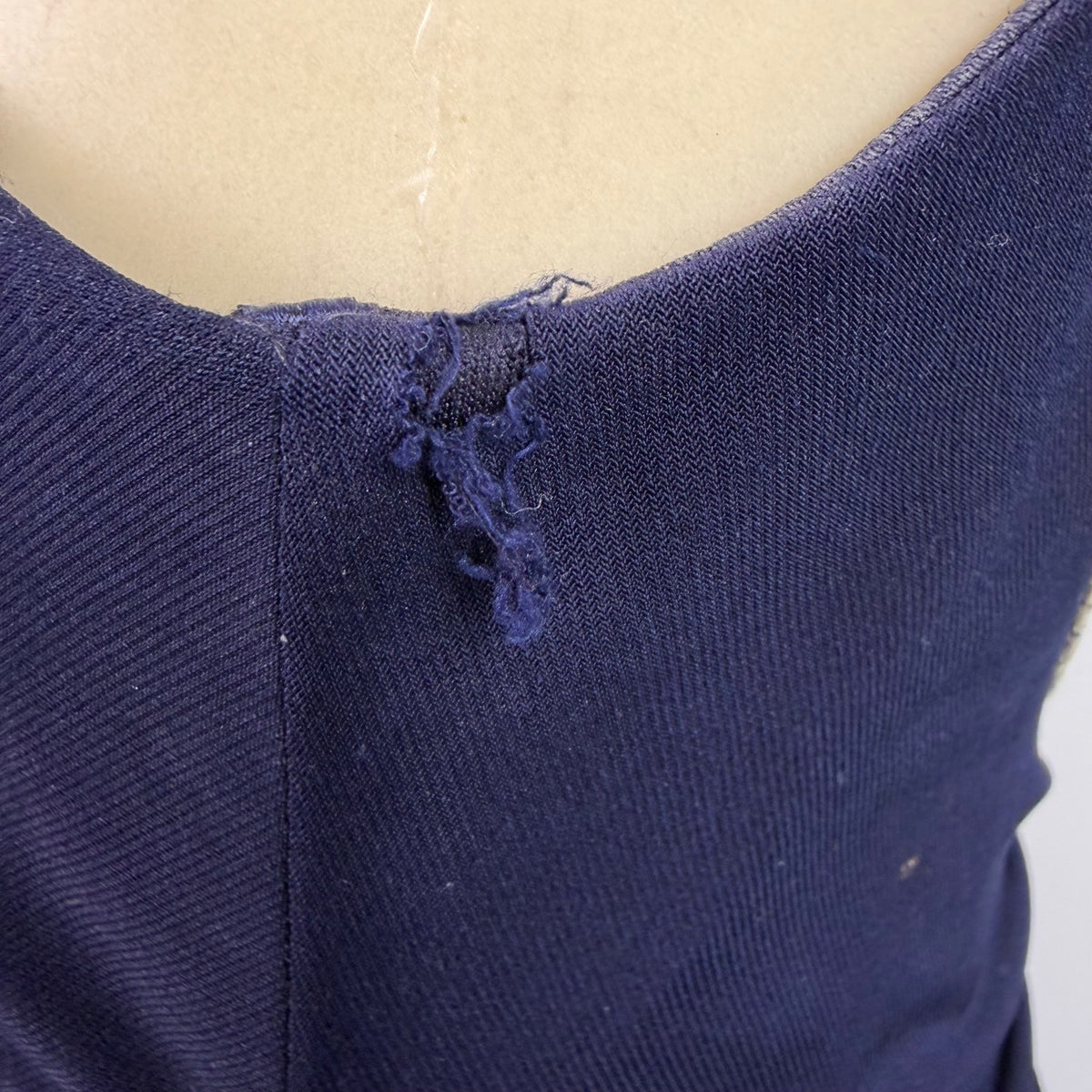 Xscape Womens Navy Polyester Beaded Halter Maxi Dress Elegant Formal Wear Sz 6